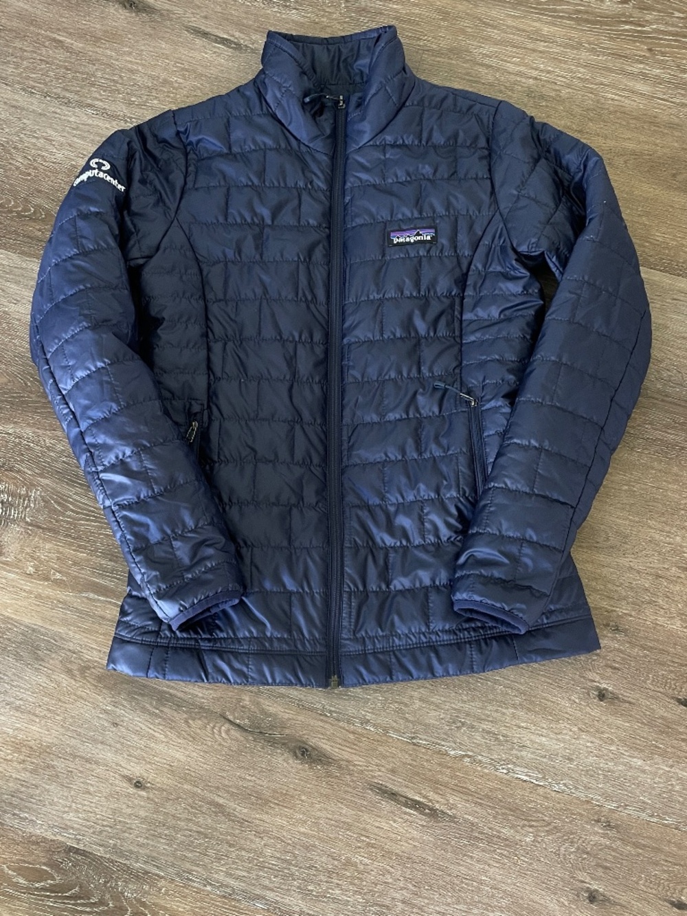 Patagonia Nano Puff Jacket Women's Sz Xs Full Zip Classic Puffer Classic Navy